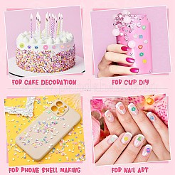 30G 6 Styles Handmade Polymer Clay Cabochons&nbsp;CLAY-CJ0001-64