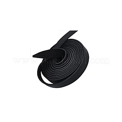 フラットレザー生地  diy の革ストリップ靴ひも  ベルト  ブラック  1841x12.6mm&nbsp;AJEW-WH0472-93A