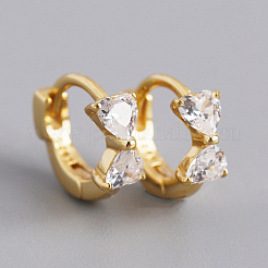 S925 Silver Inlaid Zircon Butterfly Ear Cuff Fashion Simple Earrings&nbsp;ZZ2919