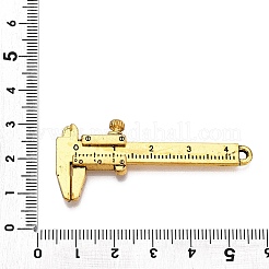 合金ビッグサイズペンダントトップ  カドミウムフリー＆鉛フリー  キャリパー  ゴールドカラー  52x23x4.5mm  穴：1.6~1.8mm&nbsp;PALLOY-T091-05G-RS
