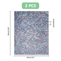 PVC Imitation Abalone Shell Paper&nbsp;DIY-WH0568-53A