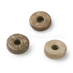 染めドーナツココナッツビーズ  レモンシフォン  9x2~5mm  穴：2mm  約100個/袋&nbsp;COCB-TA0001-01
