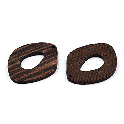 Natural Wenge Wood Pendants&nbsp;WOOD-T023-59