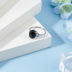 Adjustable 925 Sterling Silver 4 Prongs Ring Settings&nbsp;STER-DC0002-01