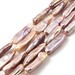 Natural Baroque Keshi Pearl Beads Strands&nbsp;PEAR-B004-04B-02A