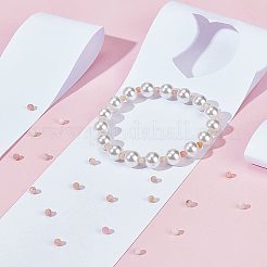 天然ピンクオパールビーズ1本  ラウンド  多面カット  3mm  穴：0.7mm&nbsp;G-CA0001-29