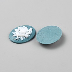 Resin Cabochons&nbsp;CRES-WH0018-02C