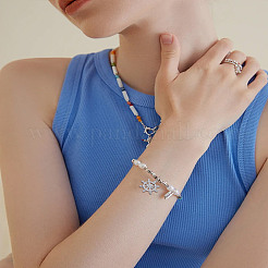 40Pcs 304 Stainless Steel Pendants&nbsp;STAS-LP0002-48