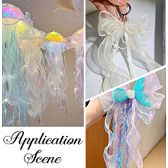 3 Rolls 3 Colors Polyester Organza Ribbon&nbsp;PAAG-CY0001-03B