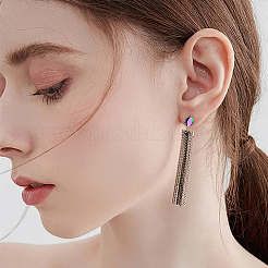 DIY Blank Dome Stud Earring Making Kit&nbsp;STAS-FH0001-81