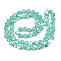 Electroplate Glass Beads Strands&nbsp;EGLA-N002-27-E05