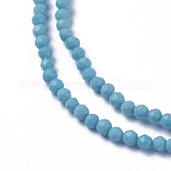 Synthetic Turquoise Beads Strands&nbsp;G-F596-39-3mm