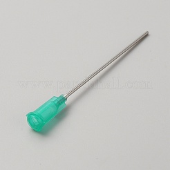 304ステンレススチール接着剤ディスペンサー針  ターコイズ  6.8x0.75cm  内径：0.4のCM  穴：0.08のCM&nbsp;FIND-WH0290-24D-02