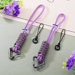 Polyester Cord Ropes Pendant Decorations&nbsp;HJEW-TADJ0022-01B
