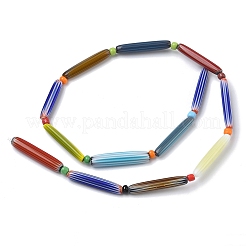 Handmade Lampwork Chevron Beads&nbsp;LAMP-Z019-01