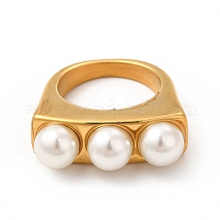 Ion Plating(IP) 304 Stainless Steel Finger Rings&nbsp;RJEW-C049-13B-G