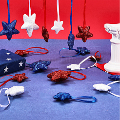 24Pcs 2 Sets 2 Styles Star Foam Pendant Decorations&nbsp;AJEW-SP0002-59B
