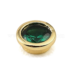 Brass Pave Cubic Zirconia Cabochons&nbsp;CU-CBA30E8-03G-08
