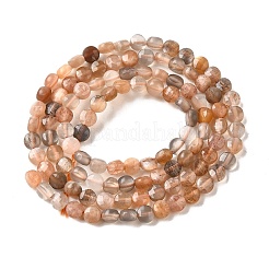 Natural Multi-Moonstone Beads Strands&nbsp;G-C179-A4mm-12