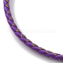 Adjustable Polyester Cord Braided Bracelets&nbsp;BJEW-Z085-01G-25