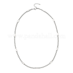 5.5MM 304 Stainless Steel Rectangle Box Chain Necklaces&nbsp;NJEW-JN05546