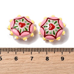 Baking Paint Glass Enamel Beads&nbsp;LAMP-K039-34I
