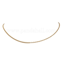 2MM 304 Stainless Steel Cable Chain Curb Chain Necklaces for Women&nbsp;NJEW-JN05561