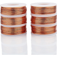 丸アルミ線  鉄製サイドカッティングプライヤー付き  オレンジ  17ゲージ  1.2mm  16 m /ロール  6のロール&nbsp;AW-BC0003-31F-1.2mm
