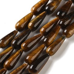 Natural Tiger Eye Beads Strands&nbsp;G-B192-A01-01