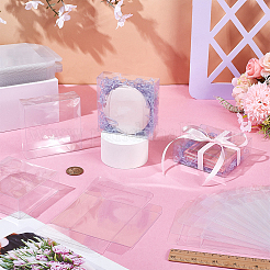 50Pcs Square PVC Storage Gift Boxes&nbsp;CON-BC0007-86