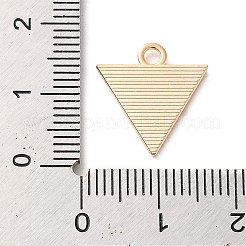 合金エナメルチャーム  ライトゴールド  トライアングルチャーム  ブラック  16x15x1.5mm  穴：2mm&nbsp;ENAM-E064-19KCG-A01