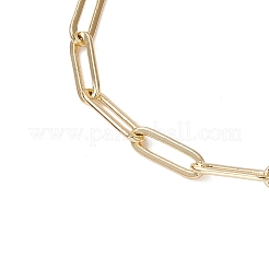12Pcs Constellation Brass Paperclip Chains Charm Bracelets for Women&nbsp;BJEW-JB11256