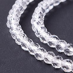 Transparent Glass Beads Strands&nbsp;GLAA-C019-01A-11