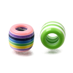 Opaque Resin European Beads&nbsp;RE-CBA0A57-06