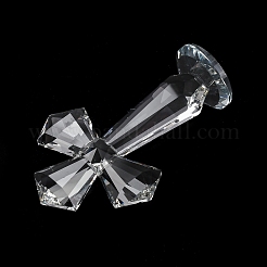 Natural Quartz Crystal Cross Figurines&nbsp;AJEW-H154-01A