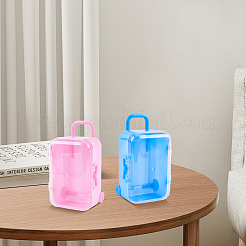 8Pcs 8 Styles Luggage Cases Plastic Candy Gift Storage Boxes&nbsp;CON-CN0001-11