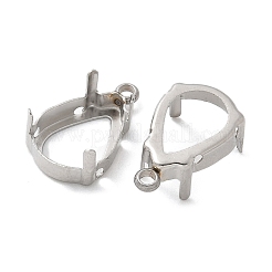 304 Stainless Steel Pendant Cabochos&nbsp;STAS-C117-04A-P
