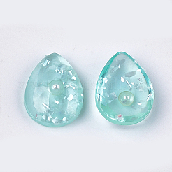 Translucent Resin Cabochons&nbsp;CRES-T014-18D