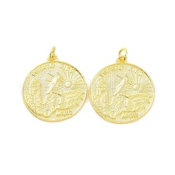 Rack Plating Brass Pendants&nbsp;LS-KK-C008-22G