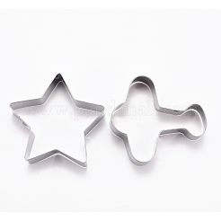 Non-Tarnish Stainless Steel The Universe Series Shape Cookie Candy Food Cutters Molds&nbsp;DIY-H142-01P