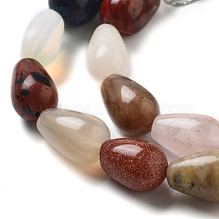 Natural & Synthetic Mixed Gemstone Beads Strands&nbsp;G-B106-A30-02