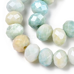 Ombre Effect Dyed Glass Beads Strands&nbsp;GLAA-C023-02-B02