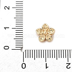Brass Flower Beads&nbsp;KK-A244-08G