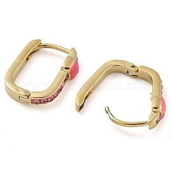Ion Plating(IP) 304 Stainless Steel Hoop Earrings&nbsp;EJEW-B109-01G-01