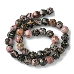 Natural Rhodonite Beads Strands&nbsp;G-H023-A01-01
