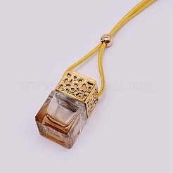 Car Hanging Air Freshener Glass Bottles&nbsp;DJEW-WH0008-10D