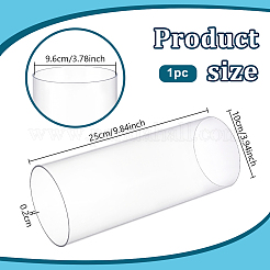 Transparent Acrylic Pipe&nbsp;AJEW-WH0475-51J