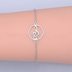 Tarnish Resistant 201 Stainless Steel Link Bracelets&nbsp;BJEW-T011-JN503-1