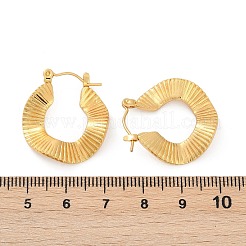 304 Stainless Steel Hoop Earrings for Women&nbsp;EJEW-U046-04G