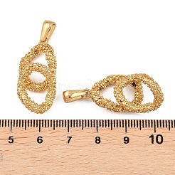 304ステンレスペンダント  オーバルチャーム  ゴールドカラー  29.5x14x9.5mm  穴：6.5x3mm&nbsp;STAS-P438-35G